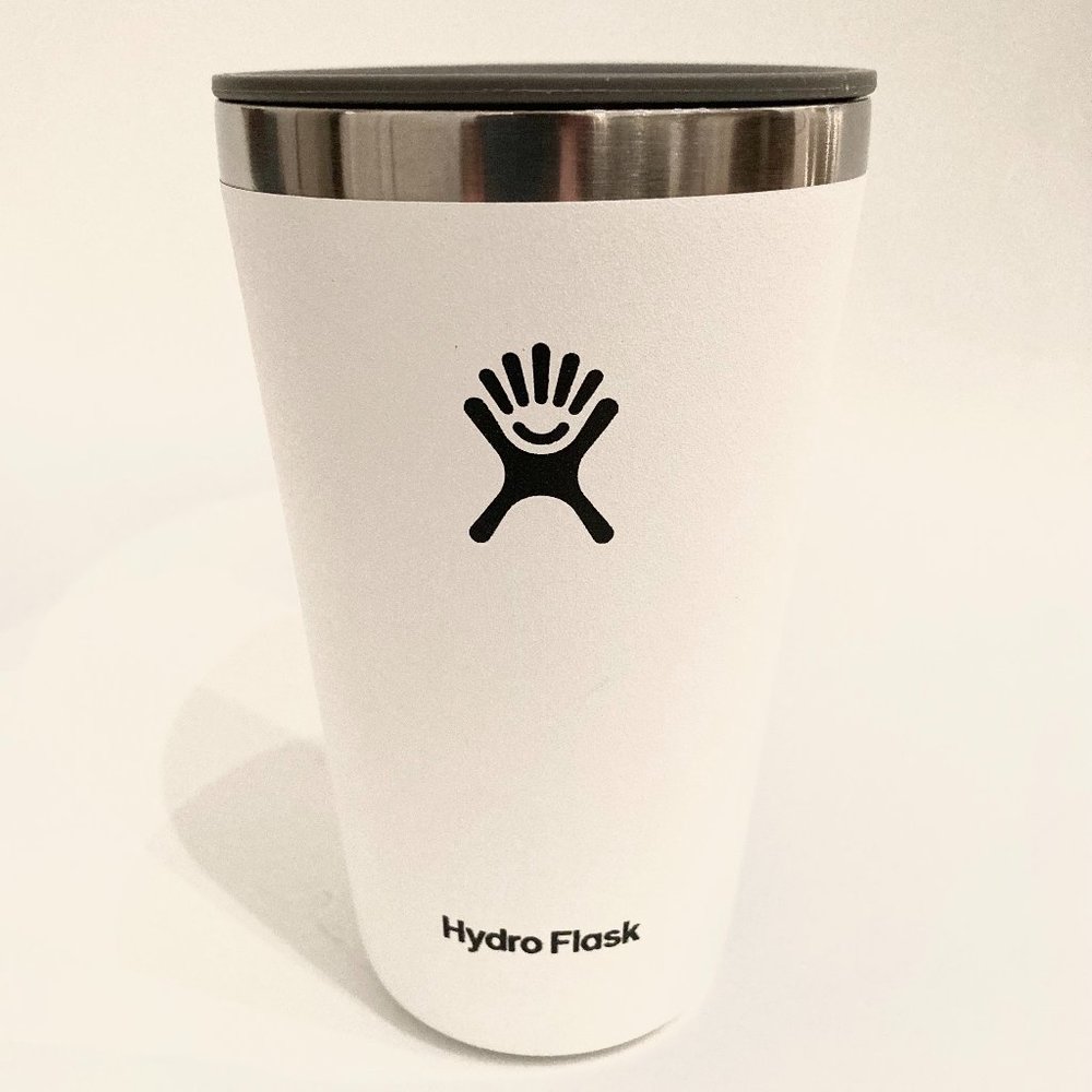 Hydro Flask 16oz White Stainless Steel Tumbler